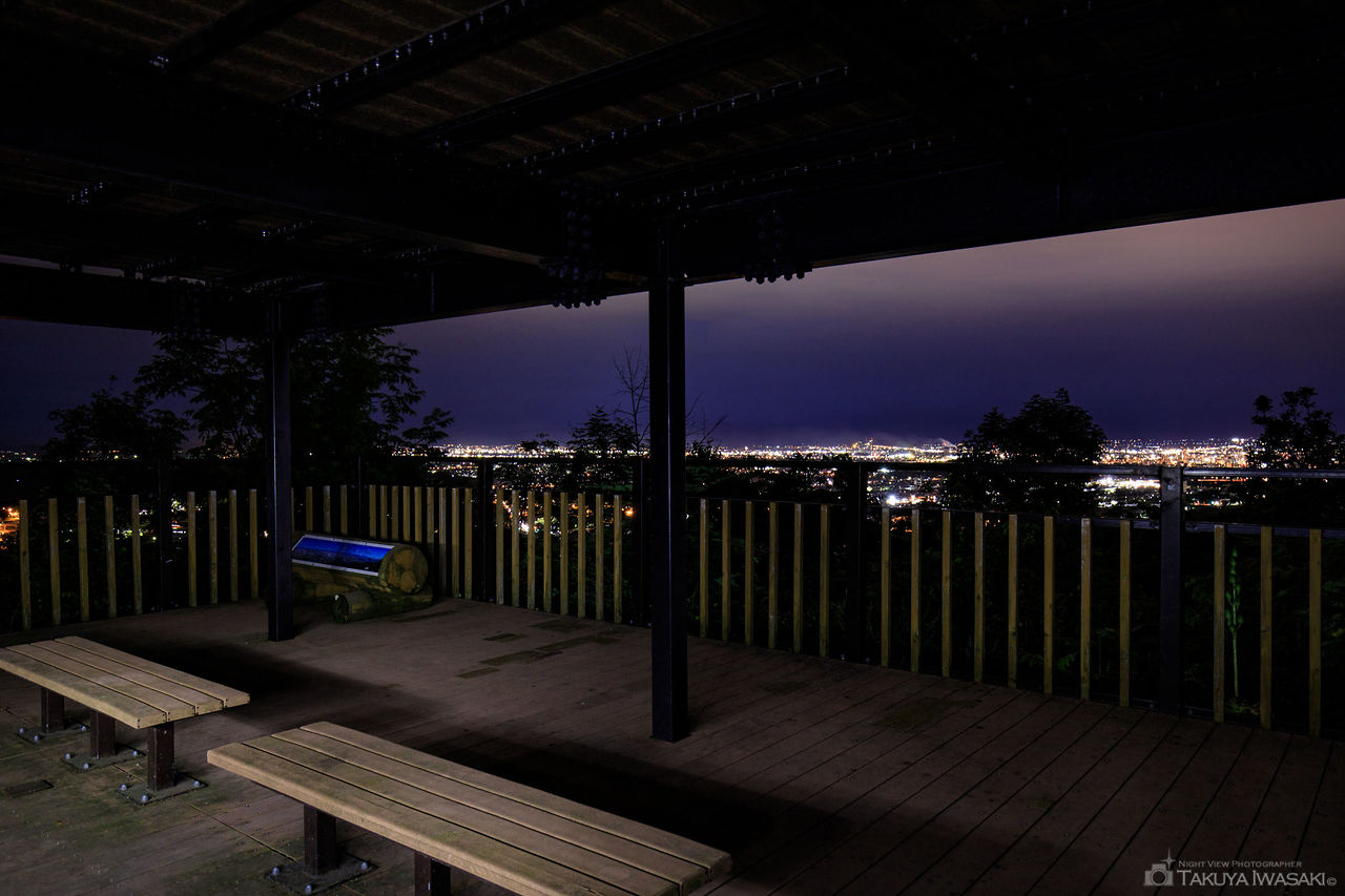 嵐山展望台の夜景スポット写真（6）