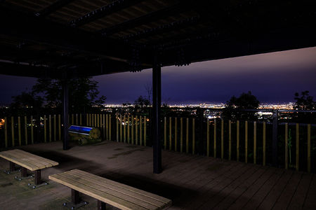 嵐山展望台の夜景スポット写真（6）class=