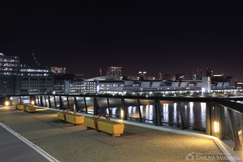 豊洲大橋（西側）の夜景スポット写真（5）
