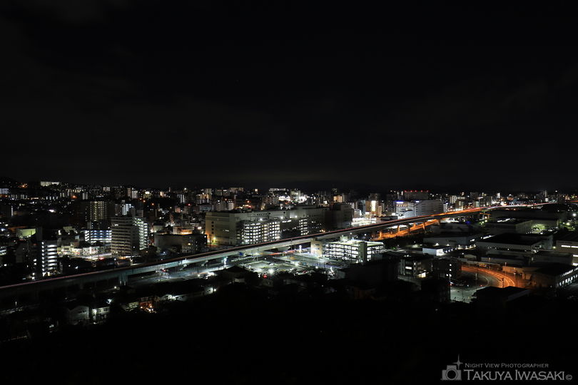 黒崎城跡の夜景スポット写真（1）