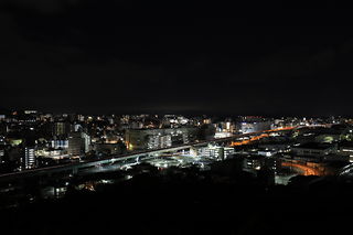 黒崎城跡の夜景スポット写真（1）class=