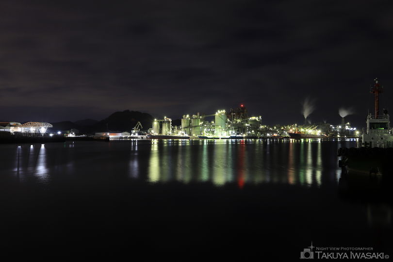 港町の夜景スポット写真（1）