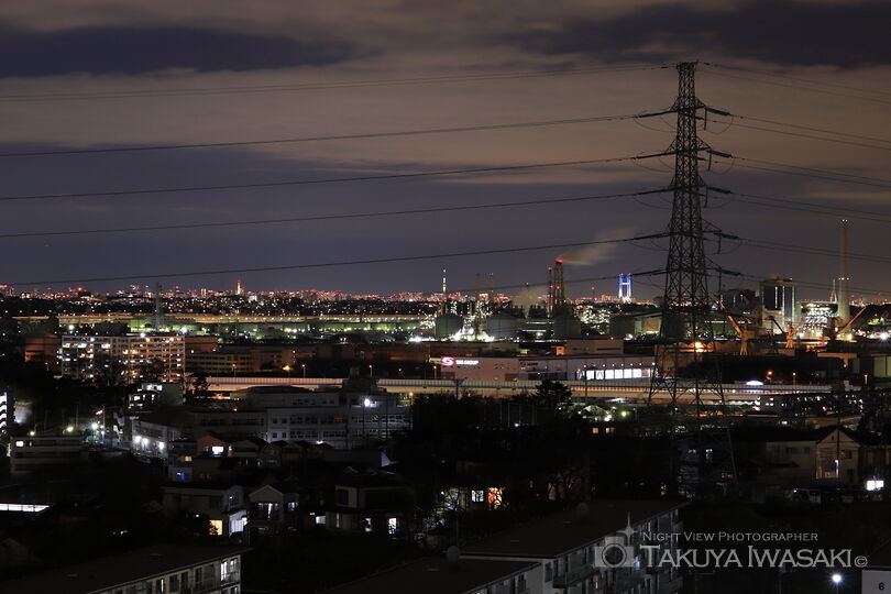 杉田台の夜景スポット写真（2）
