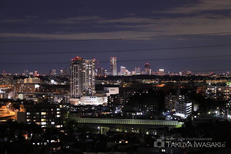 杉田台の夜景スポット写真（3）