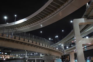 首都高速神奈川1号奥羽線方面を撮影