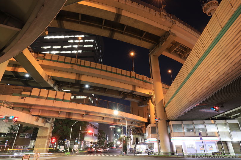 箱崎ジャンクションの夜景スポット写真（3）