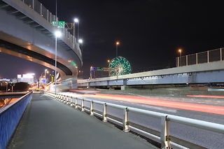 荒川河口橋の夜景スポット写真（4）class=