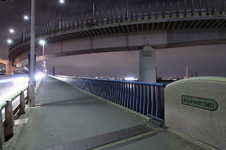 荒川河口橋の夜景スポット写真（5）class=