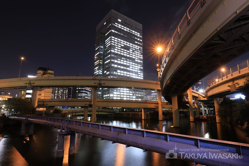 浜崎橋ジャンクションの夜景スポット写真（2）