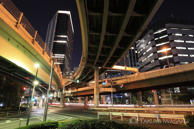 浜崎橋ジャンクションの夜景スポット写真（3）