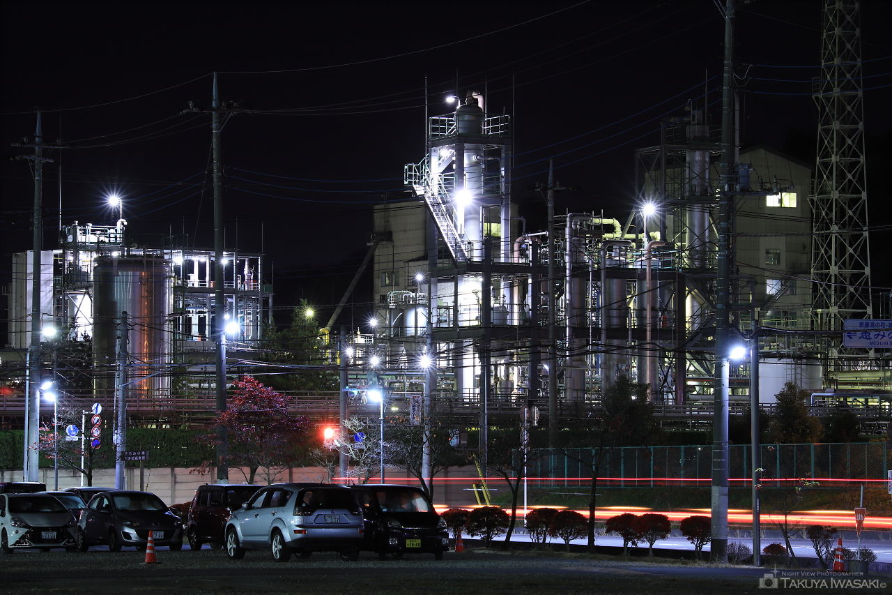 県道48号　磯部駅付近の夜景スポット写真（3）
