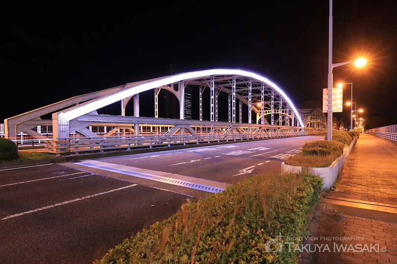 群馬大橋の夜景スポット写真（2）