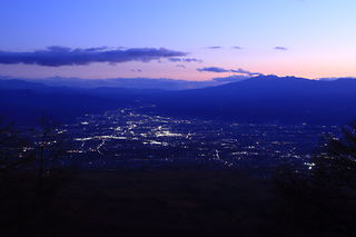 高峰高原の夜景スポット写真（1）class=