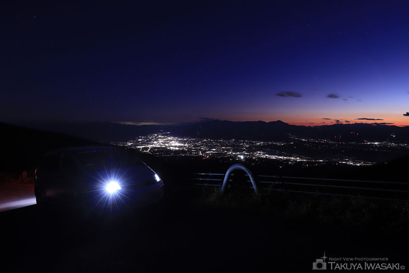 チェリーパークラインの夜景スポット写真（2）