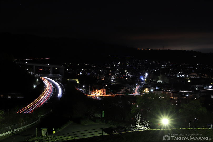 玄藩山公園　見晴らしの丘展望台の夜景スポット写真（2）