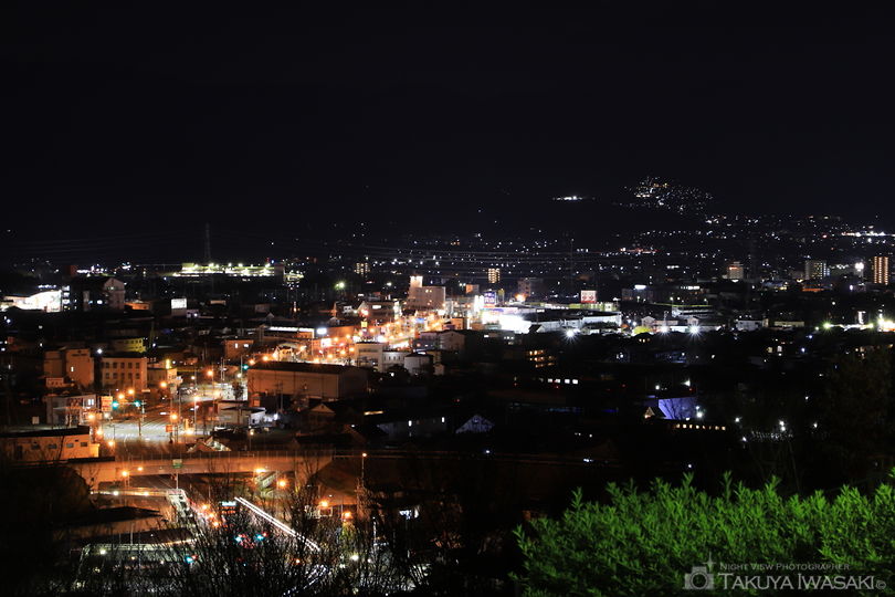 玄藩山公園　見晴らしの丘展望台の夜景スポット写真（3）