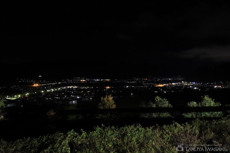 千曲川さかきPA（下り）の夜景スポット写真（1）