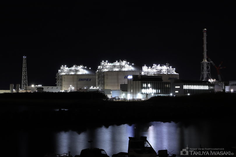黒井漁港の夜景スポット写真（3）