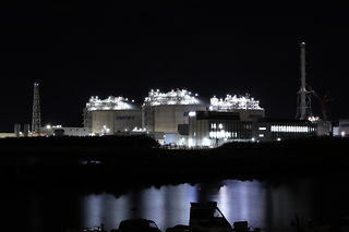 黒井漁港の夜景スポット写真（3）class=