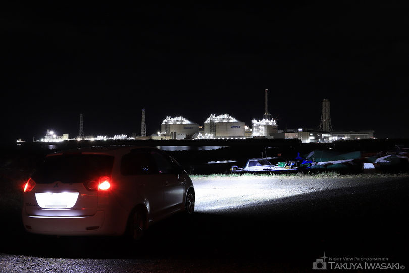 黒井漁港の夜景スポット写真（4）