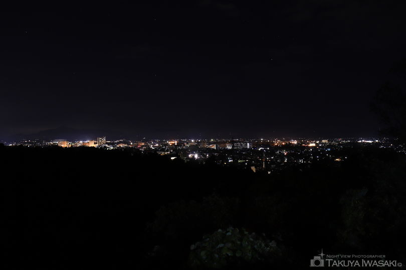 金谷山公園の夜景スポット写真（1）