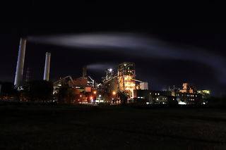 明星セメント 糸魚川工場の全景