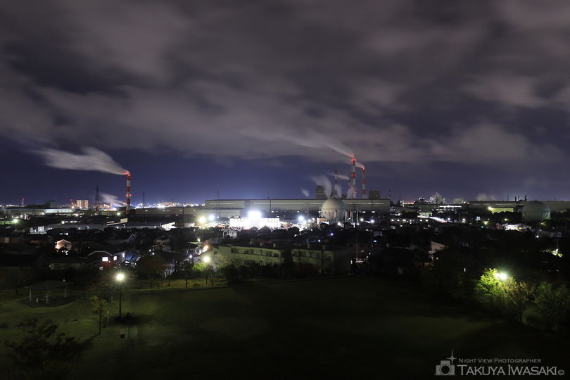大山台公園の夜景スポット写真（1）