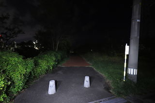 大山ポンプ場（フレスポ赤道）の夜景スポット写真（4）class=