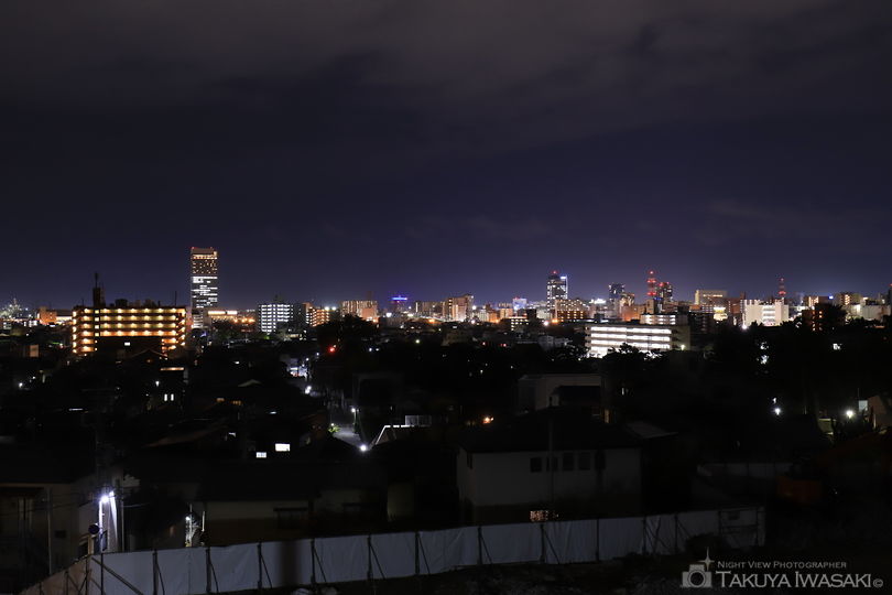 日和山展望台の夜景スポット写真（1）