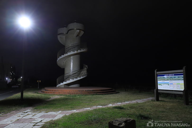 日和山展望台の夜景スポット写真（4）