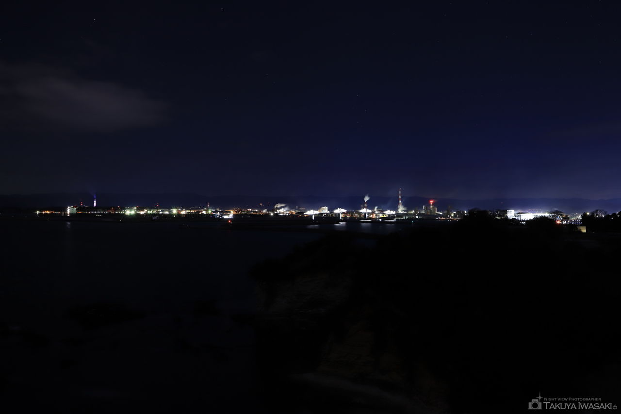 三崎公園　潮見台の夜景スポット写真（1）