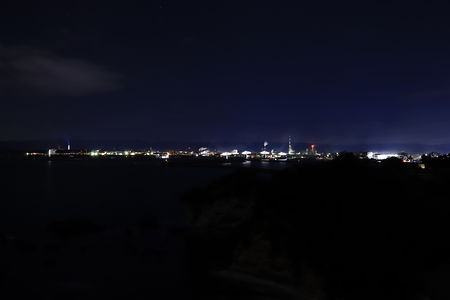 三崎公園　潮見台の夜景スポット写真（1）class=