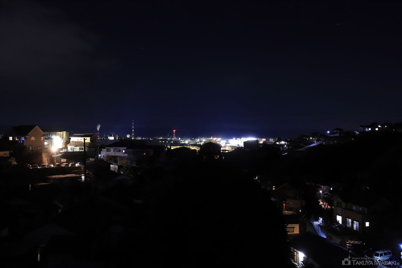 網取公園前の夜景スポット写真（2）