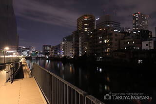 中央区立勝どき5丁目親水公園の夜景スポット写真（3）class=