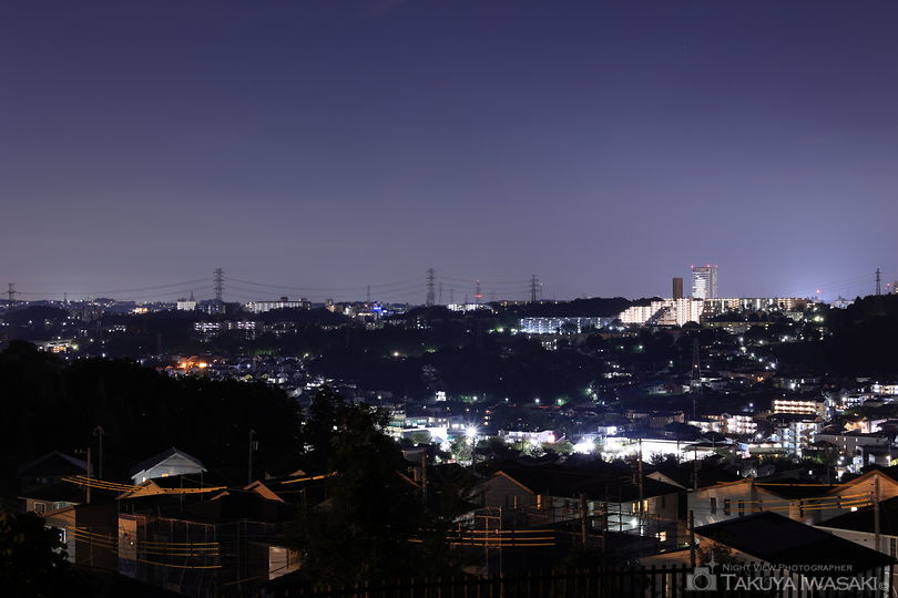 堀之内沖ノ谷戸公園の夜景スポット写真（1）