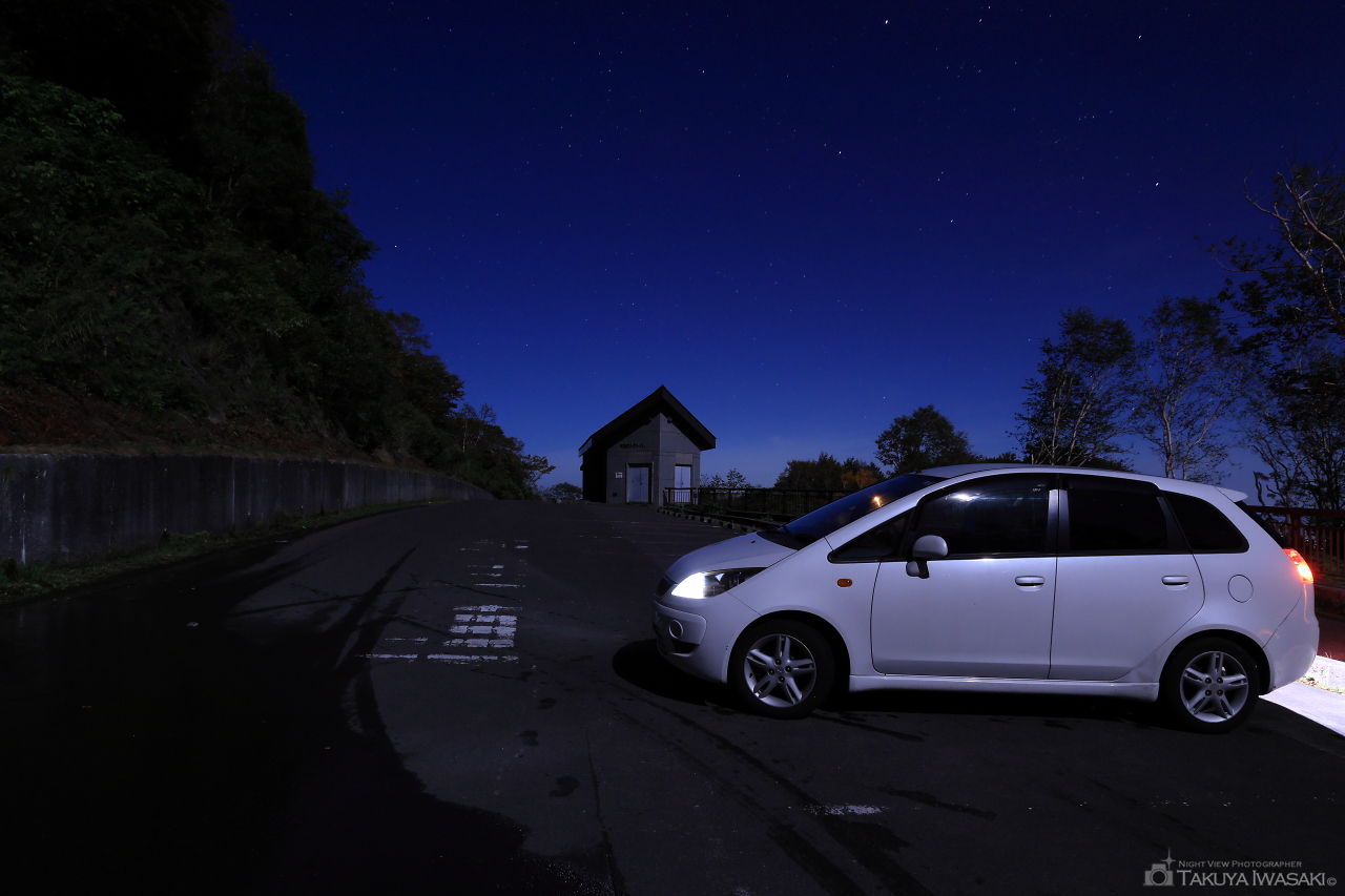 磐梯吾妻スカイライン つばくろ谷駐車場の夜景スポット写真（4）