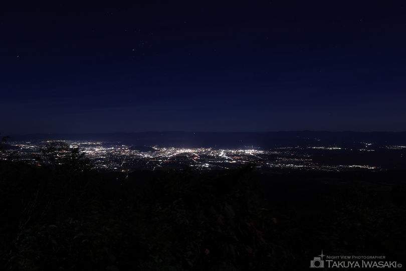 磐梯吾妻スカイライン 展望台の夜景スポット写真（1）
