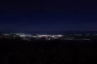 磐梯吾妻スカイライン 展望台の夜景