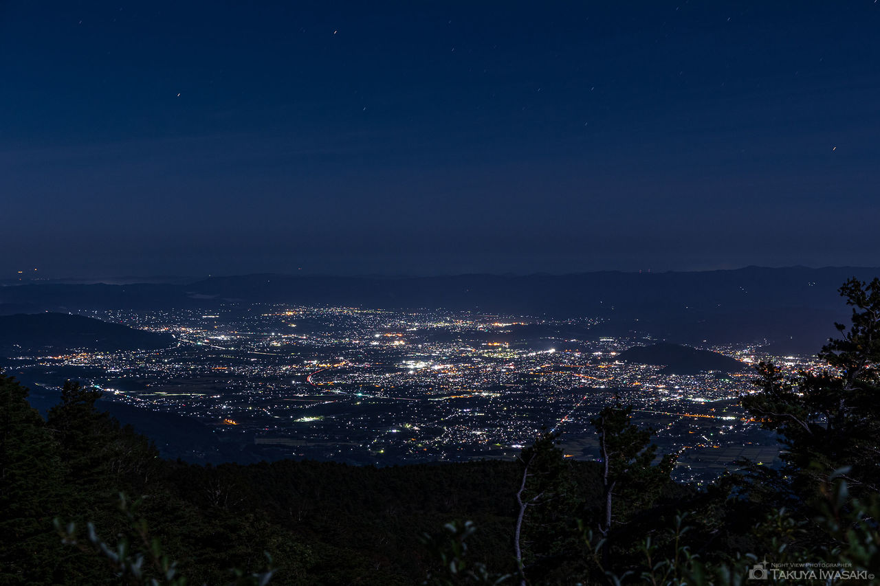 磐梯吾妻スカイライン パーキングスペースの夜景スポット写真（2）