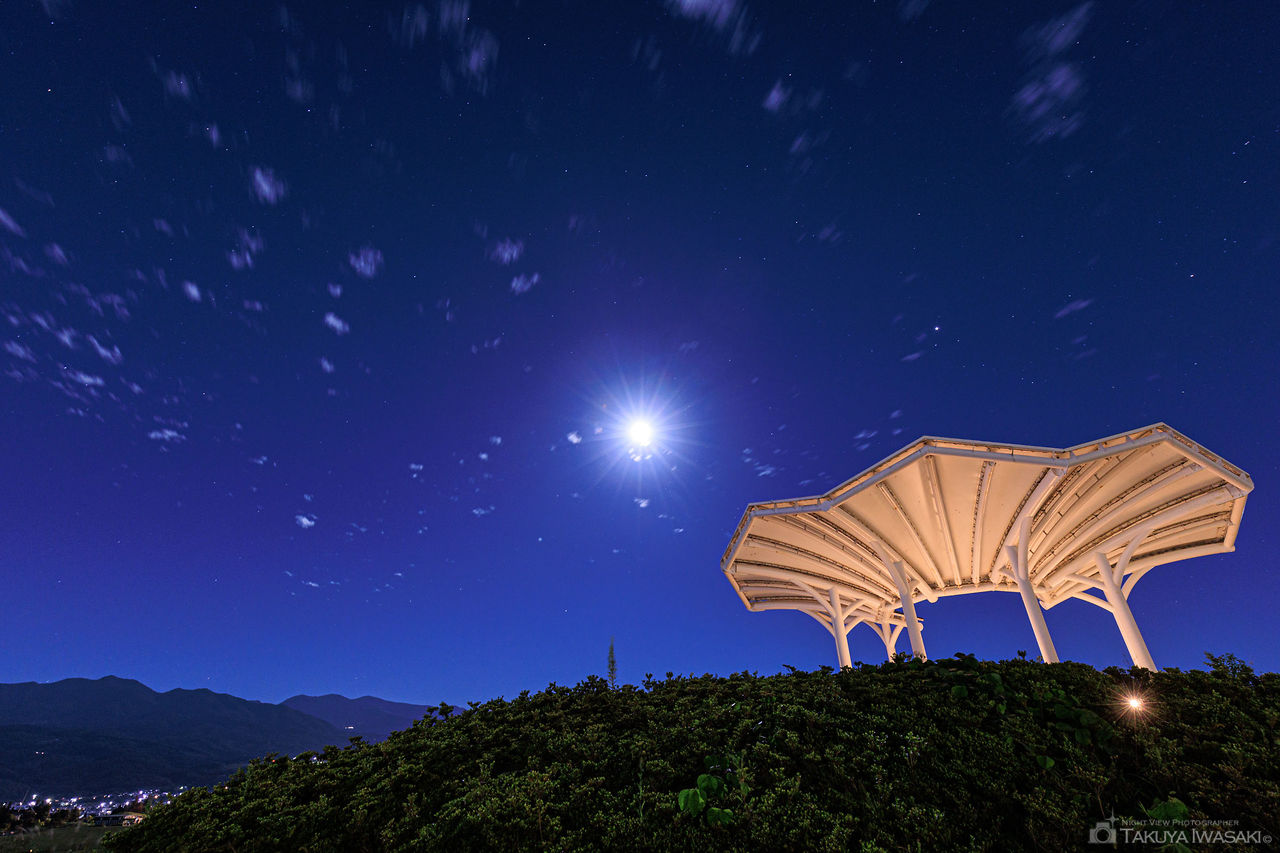 蔵王みはらしの丘公園　展望台の夜景スポット写真（4）