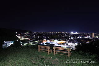 山家城址散策路　見晴らし台の夜景スポット写真（4）class=