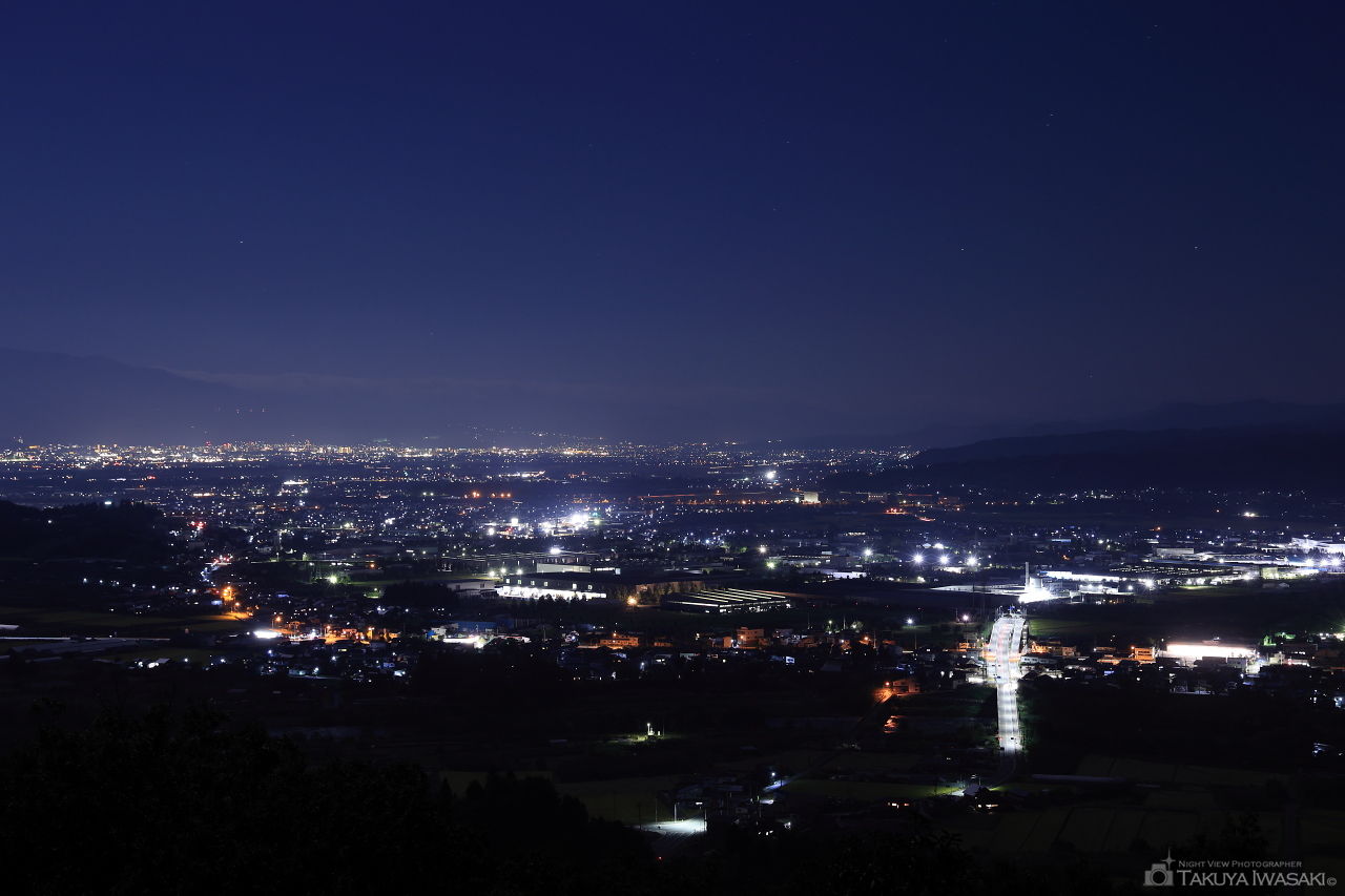 山王台公園の夜景スポット写真（2）