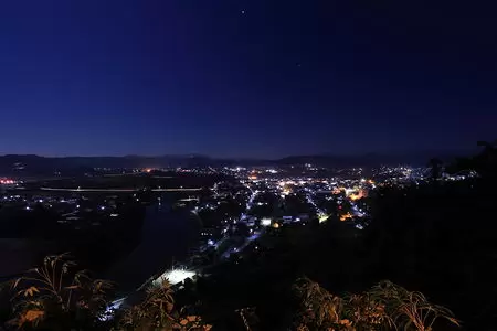 楯山公園の夜景