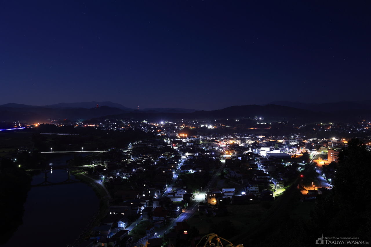 楯山公園の夜景スポット写真（2）
