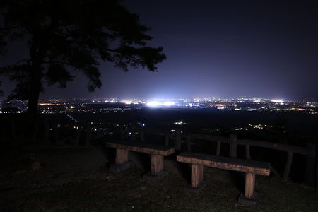 白鳳山公園 お茶屋場跡の夜景スポット写真（3）class=