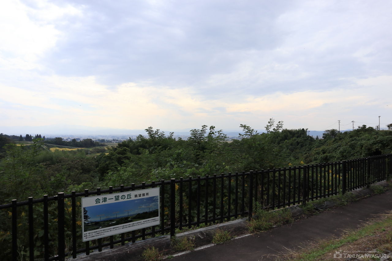 会津一望の丘の夜景スポット写真（3）