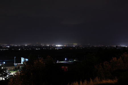 喜多方市内の夜景