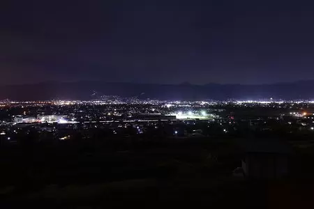 西山公園の夜景