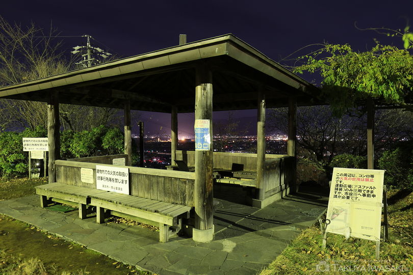 西山公園の夜景スポット写真（5）