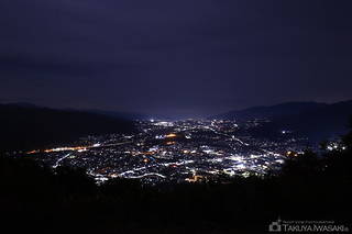 大城山の夜景スポット写真（1）class=